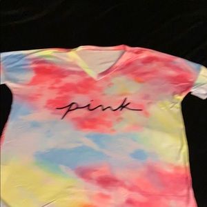 V neck Tie dye shirt